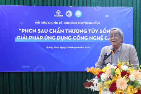 Đoàn công tác bệnh viện PHCN tỉnh Hà Giang tham dự Hội thảo Phục hồi chức năng sau chấn thương tủy sống, giải pháp ứng dụng công nghệ cao