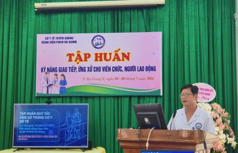 Tập huấn kỹ năng giao tiếp, ứng xử góp phần nâng cao sự hài lòng của người bệnh