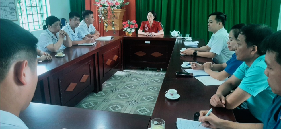 Triển khai Đề án 554 đợt 1 tại các trạm y tế xã thuộc huyện Vị Xuyên